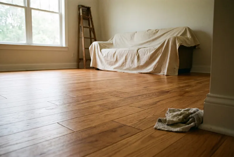 Oak living room floor (sample photo)